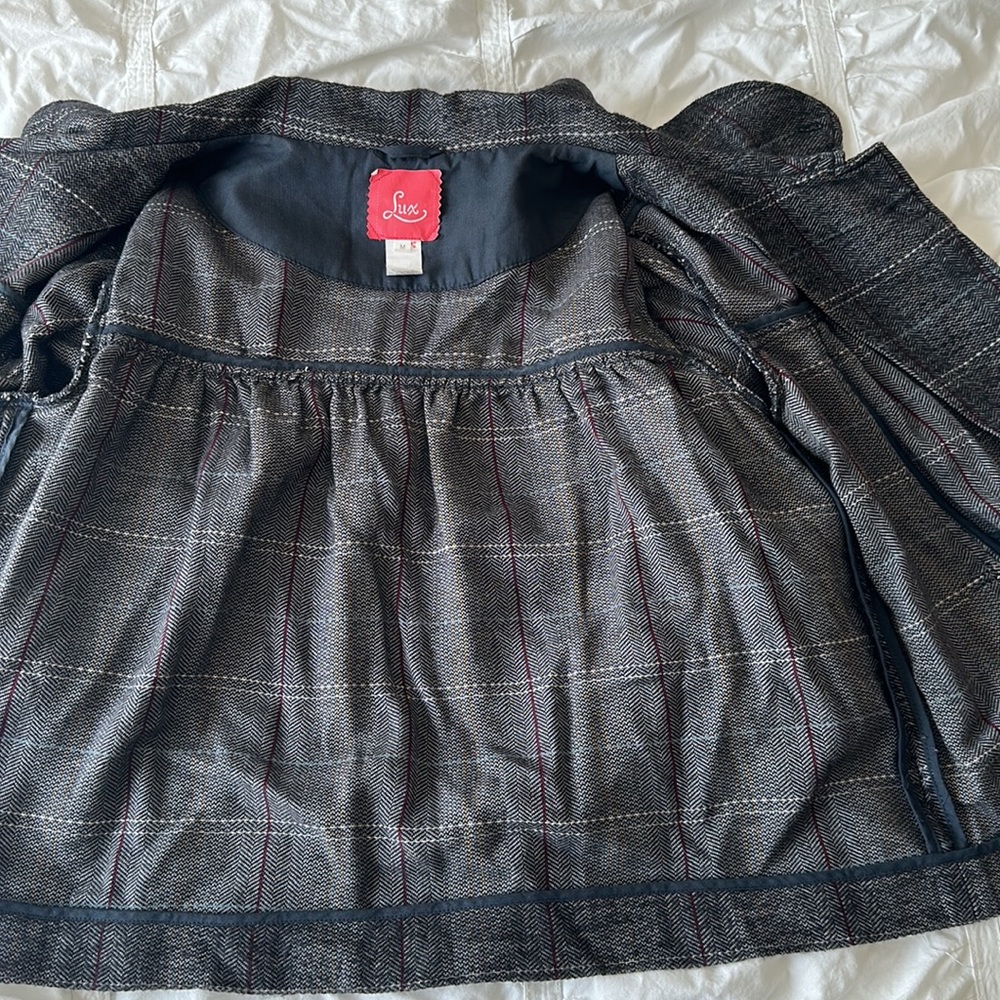 Grey crop jacket - Picture 5 of 5